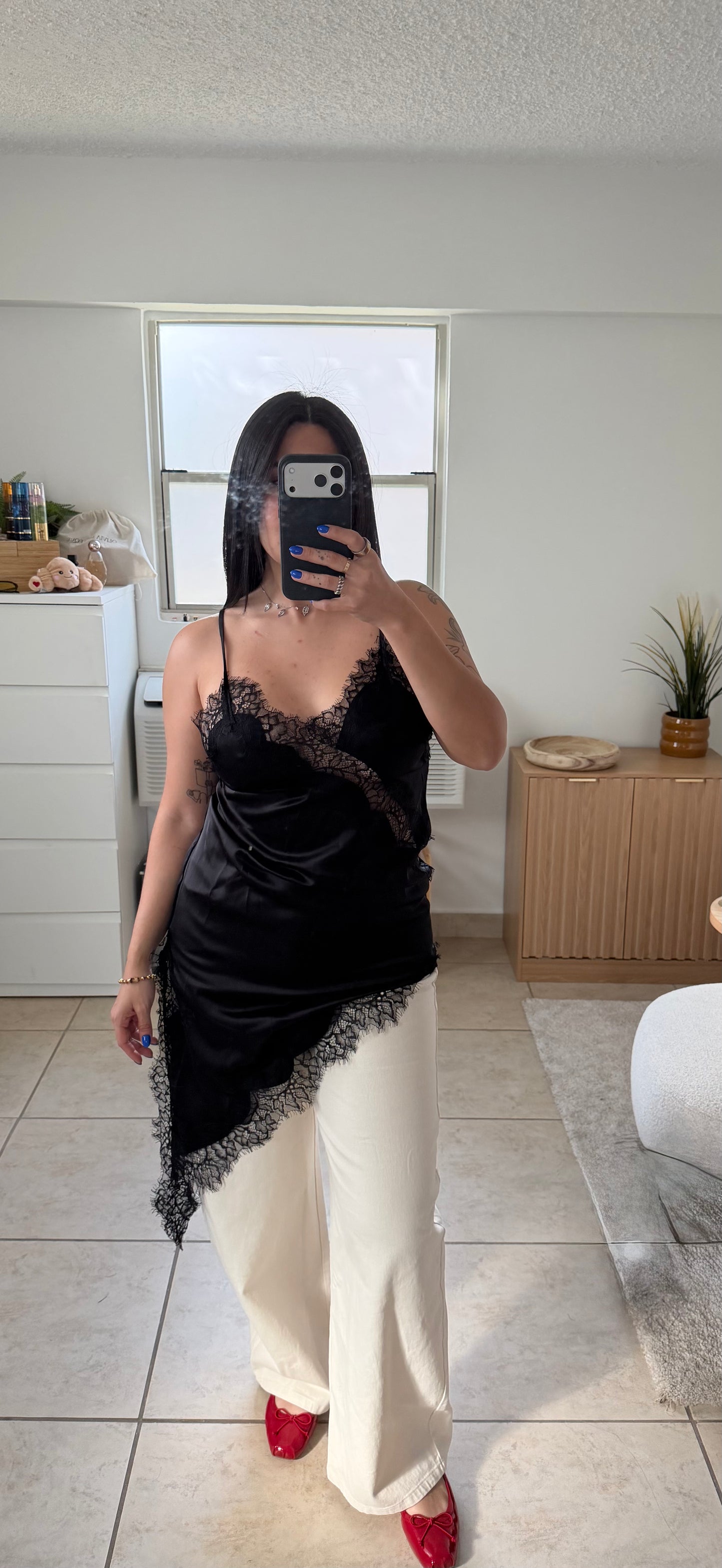 Lace Trim Top